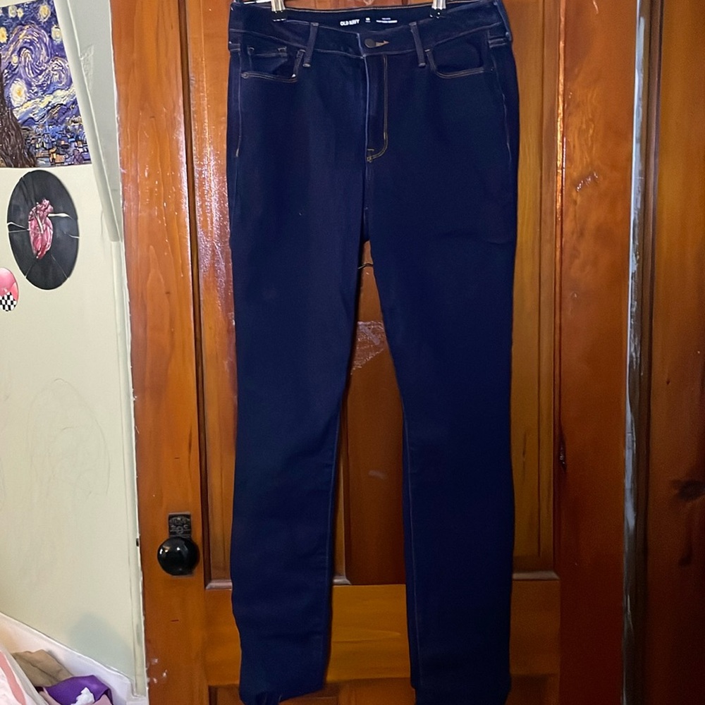 old navy mid rise skinny jeans size 10